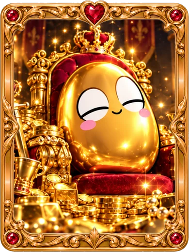 A gold sticker